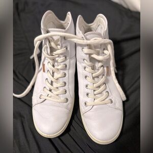 Ecco high top leather runners.